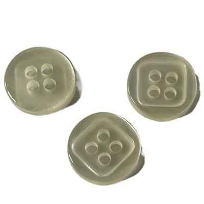 Nút áo sơ mi nhựa 13mm 4 lỗ sử dụng trên quần áo áo sơ mi nam