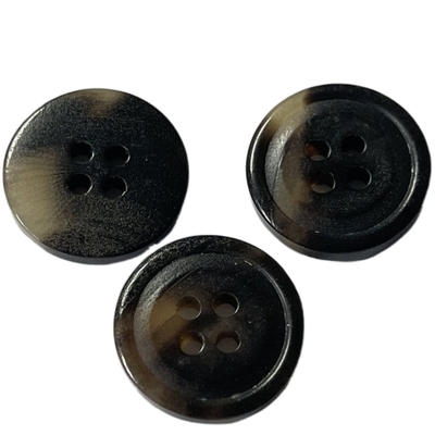 Nút sừng giả 5/8 &quot;4 lỗ Vành nhỏ sử dụng cho áo len nữ