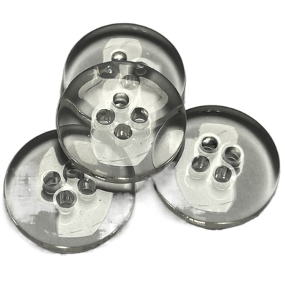 Thiết kế trong suốt 24L 4 lỗ Nút nhựa hai mặt Xịt dầu Shinny cho quần áo