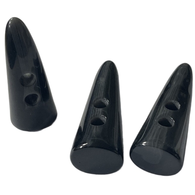 2 lỗ GRS Horn Shaped Nút chuyển đổi / Horn Tooth Shape Màu đen