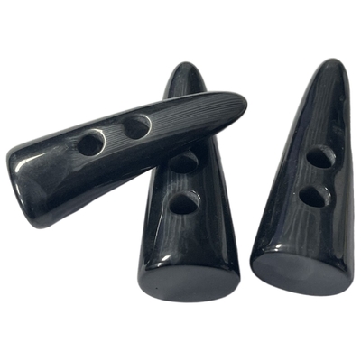 2 lỗ GRS Horn Shaped Nút chuyển đổi / Horn Tooth Shape Màu đen