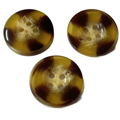 Nút áo khoác bằng nhựa giả da 20mm 4 lỗ áp dụng cho áo len nữ