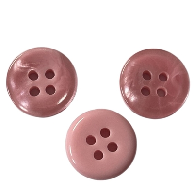 Nút áo nhựa 1/2&quot; 4 lỗ có phấn trở lại Sử dụng cho áo sơ mi