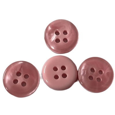 Nút áo nhựa 1/2&quot; 4 lỗ có phấn trở lại Sử dụng cho áo sơ mi