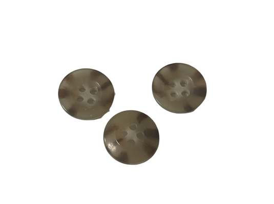 Các nút urê màu be sử dụng trên áo sơ mi quần áo đồng phục lính cứu hỏa cỡ 12 mm