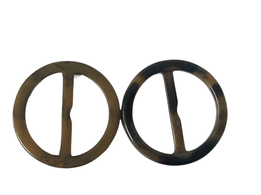 Khóa nhựa 2 lỗ Hiệu ứng sừng 56mm Sử dụng cho Áo khoác túi Áo khoác ngoài