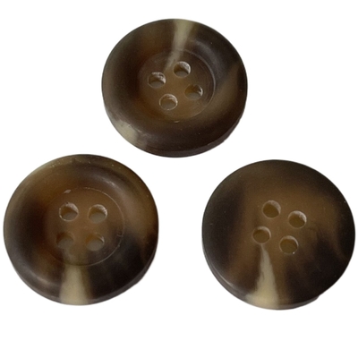 Màu be 17L với nút vành Faux Horn ODM cho áo khoác áo len