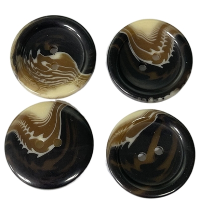 Nút áo khoác nhựa giả đá 4Holes 25mm Sử dụng cho áo khoác áo len