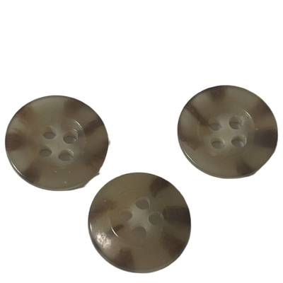 Các nút urê màu be sử dụng trên áo sơ mi quần áo đồng phục lính cứu hỏa cỡ 12 mm