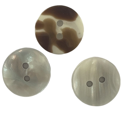 Full Shiny False Shell Buttons 2 Hole 28L Sử dụng một áo khoác